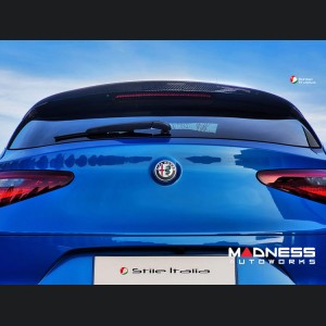 Alfa Romeo Stelvio Roof Spoiler - Carbon Fiber - Stile Italia 